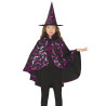 Kit cape et chapeau de sorci√®re chauve-souris enfant  