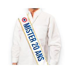 √âcharpe tricolore Mister 20 aine  