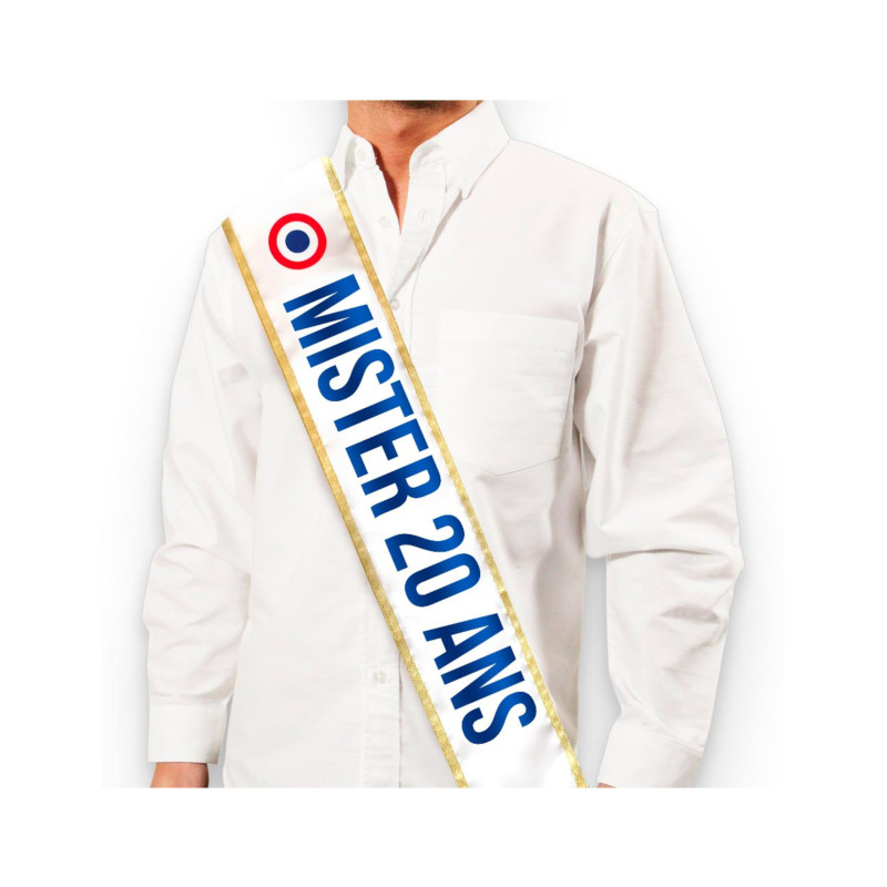 √âcharpe tricolore Mister 20 aine  