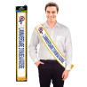Echarpe bleue L'anniversaire d'un beau gosse  