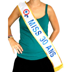 Echarpe Miss 30 ans  