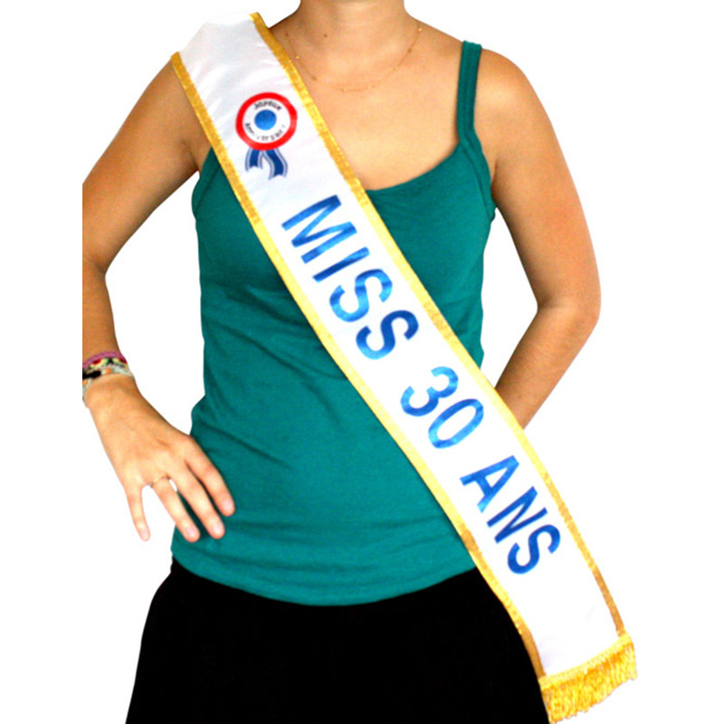 Echarpe Miss 30 ans  