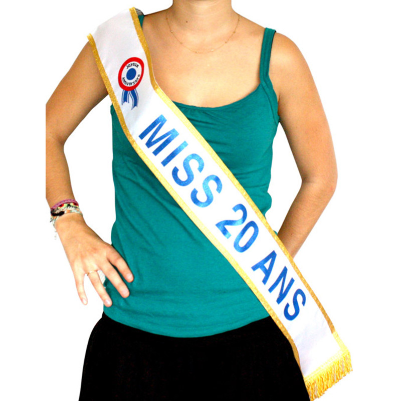 Echarpe Miss 20 ans  