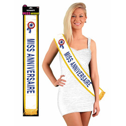 Echarpe Miss anniversaire  