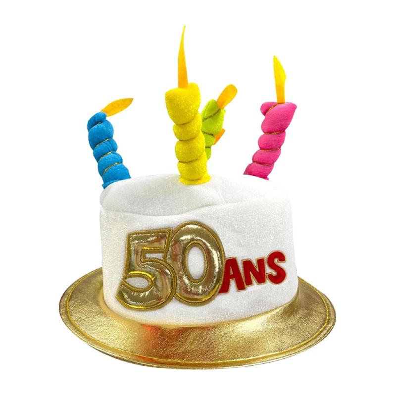 Chapeau Age 50 adulte  