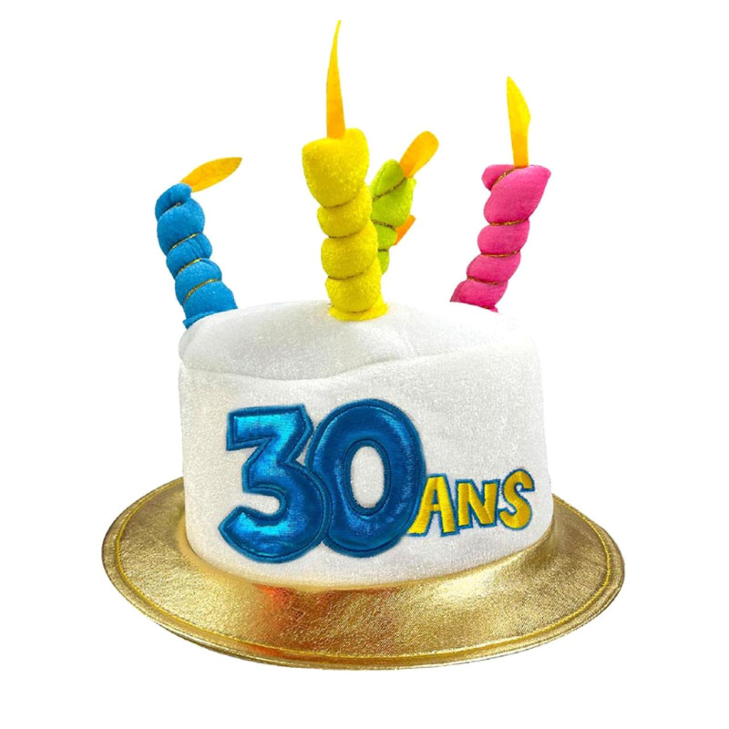 Chapeau Age 30 adulte  