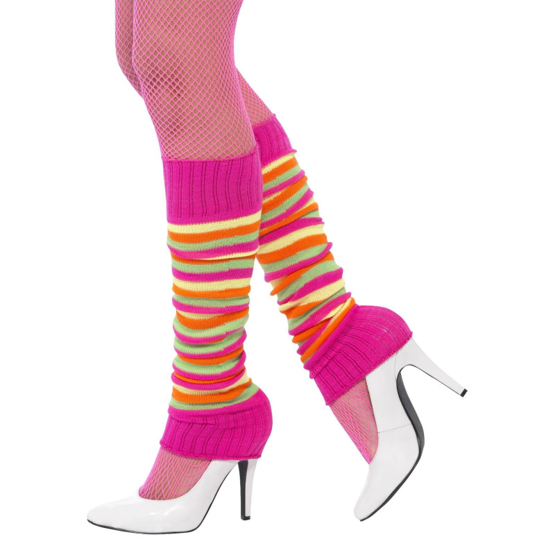 Jambi√®res stri√©es roses et multicolores femme  