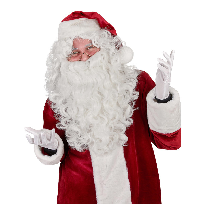 Perruque et barbe P√®re No√´l Adulte  