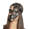 Demi masque robot Steampunk femme  