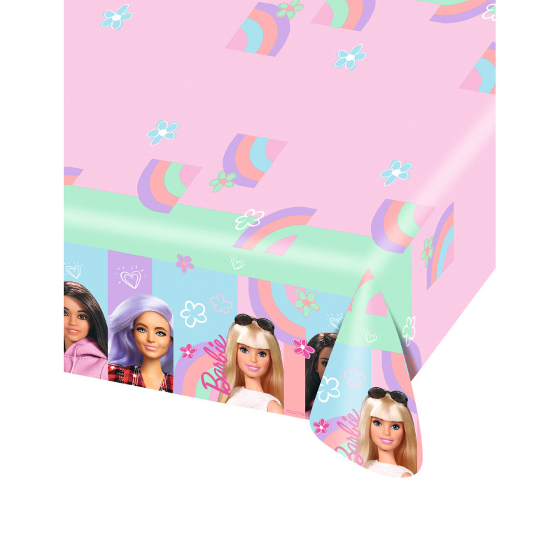 Nappe en plastique Barbie Sweet Life 120 x 180 cm  
