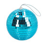 Boule √† facettes bleue 15 cm  
