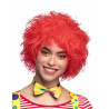 Perruque clown color√©e rouge femme  
