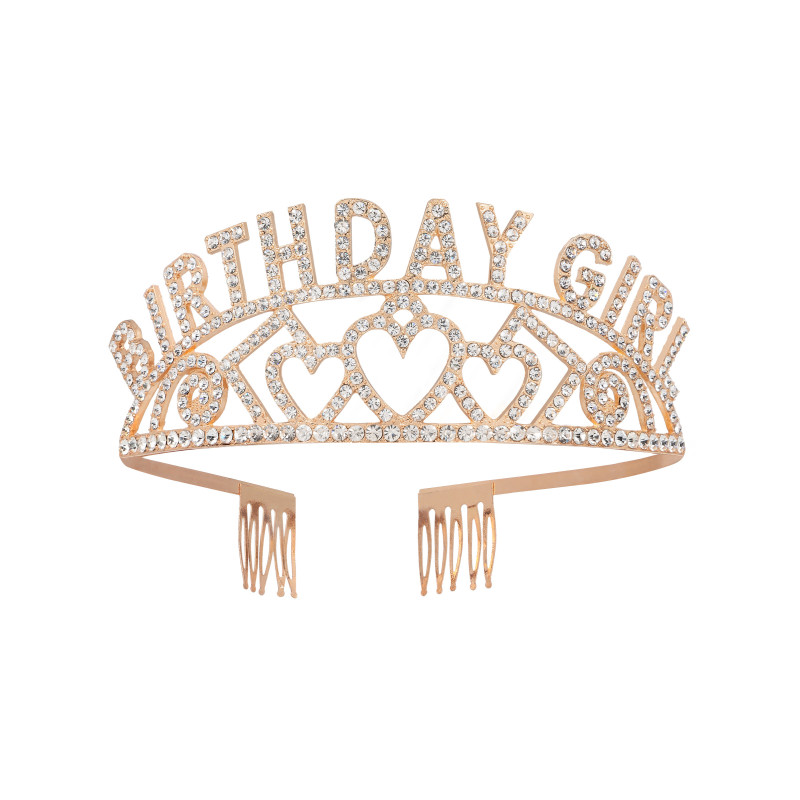 Couronne Birthday Girl m√©tal  
