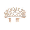 Couronne Birthday Girl m√©tal  