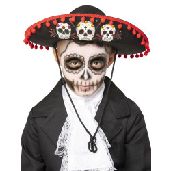Sombrero Dia de los muertos enfant  