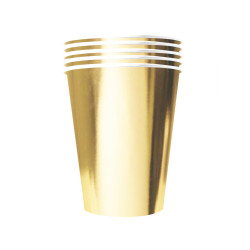 20 Gobelets am√©ricains carton recyclable or 53 cl  