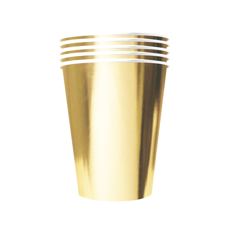 20 Gobelets am√©ricains carton recyclable or 53 cl  