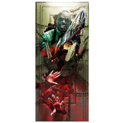 D√©coration de porte assassin 80 x 180 cm  