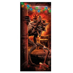 D√©coration de porte monstre 80 x 180 cm  