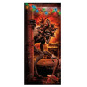 D√©coration de porte monstre 80 x 180 cm  