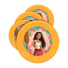 4 Assiettes r√©utilisables Vaiana 2 21 cm  