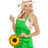 Sac hippie vert avec fleur  