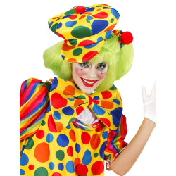 Beret √† pois clown adulte  