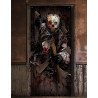 D√©coration de porte assassin √† la h√¢che 80 x 180 cm  