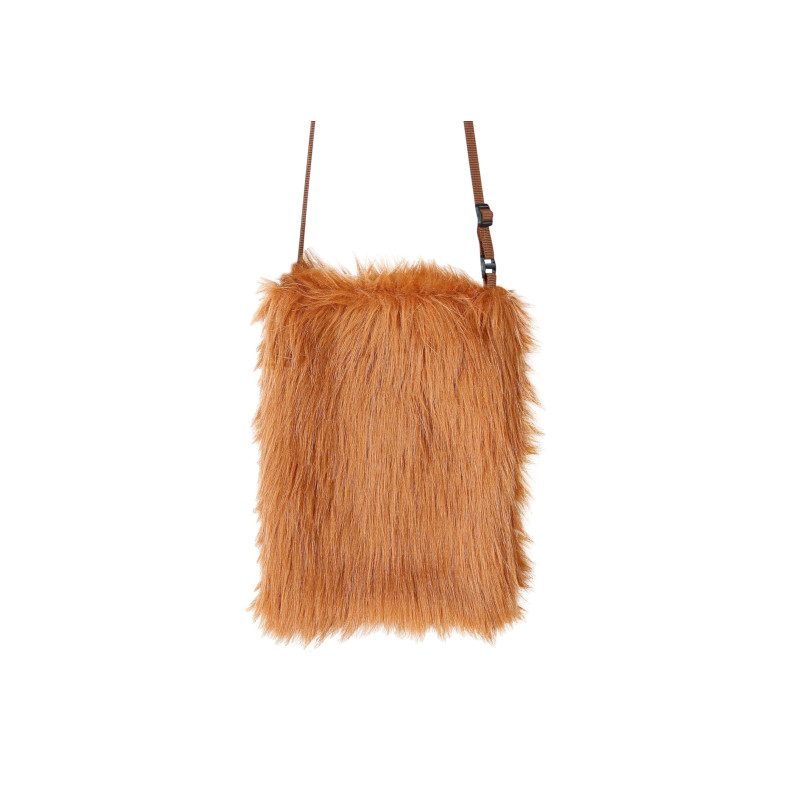 Sac en peluche marron  