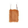 Sac en peluche marron  