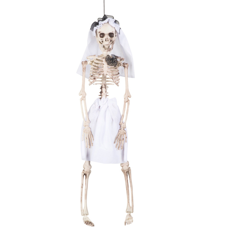 D√©coration √† suspendre mari√©e squelette 40 cm Halloween  