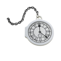 Montre gousset blanche  