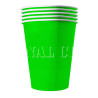 20 Gobelets am√©ricains carton recyclable verts 53 cl  