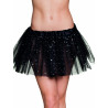 Tutu noir √©toile scintillante femme  