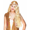 Perruque longue hippie blonde femme  