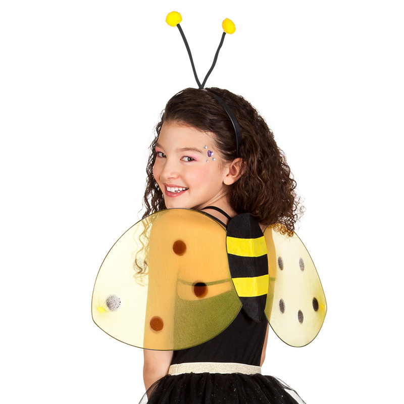 Kit ailes et serre-t√™te abeille  