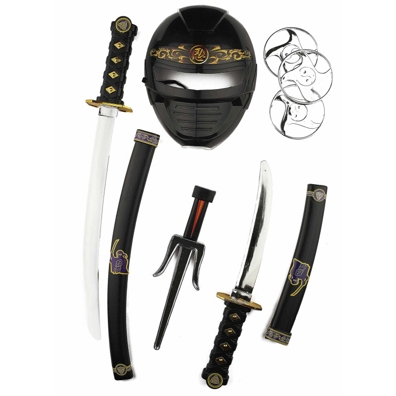 Kit accessoires armes et masque ninja enfant  