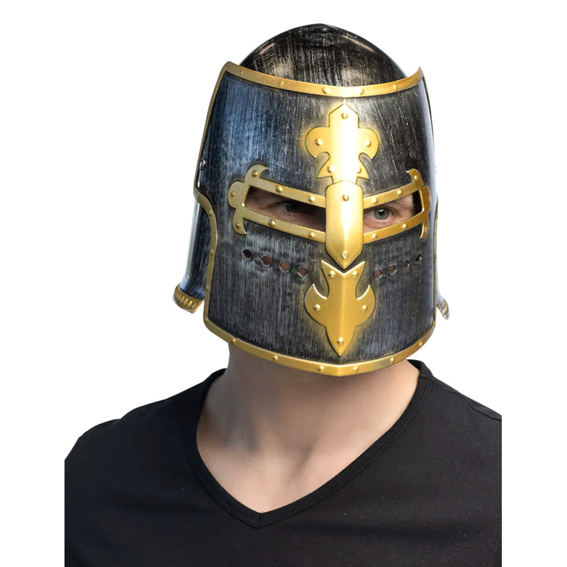 Casque ch√©valier m√©di√©val adulte  