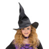 Chapeau noir de sorci√®re pliable pour enfant  