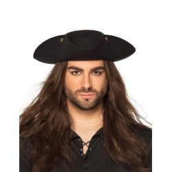 Tricorne noir adulte  