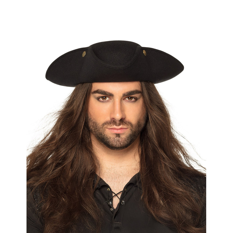 Tricorne noir adulte  