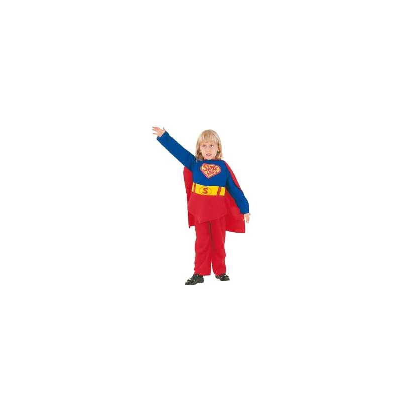 Déguisement Enfant Super Héros Rouge, costume pas cher - Badaboum