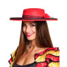 Chapeau danseuse espagnole rouge femme  