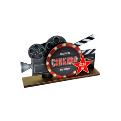 Centre de table en bois Hollywood 20 x 13 cm  