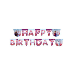 Guirlande happy birthday La Reine des Neiges 2 200 x 16 cm  