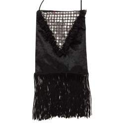 Sac charleston noir femme  
