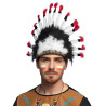 Coiffe d'indien √† plumes adulte  