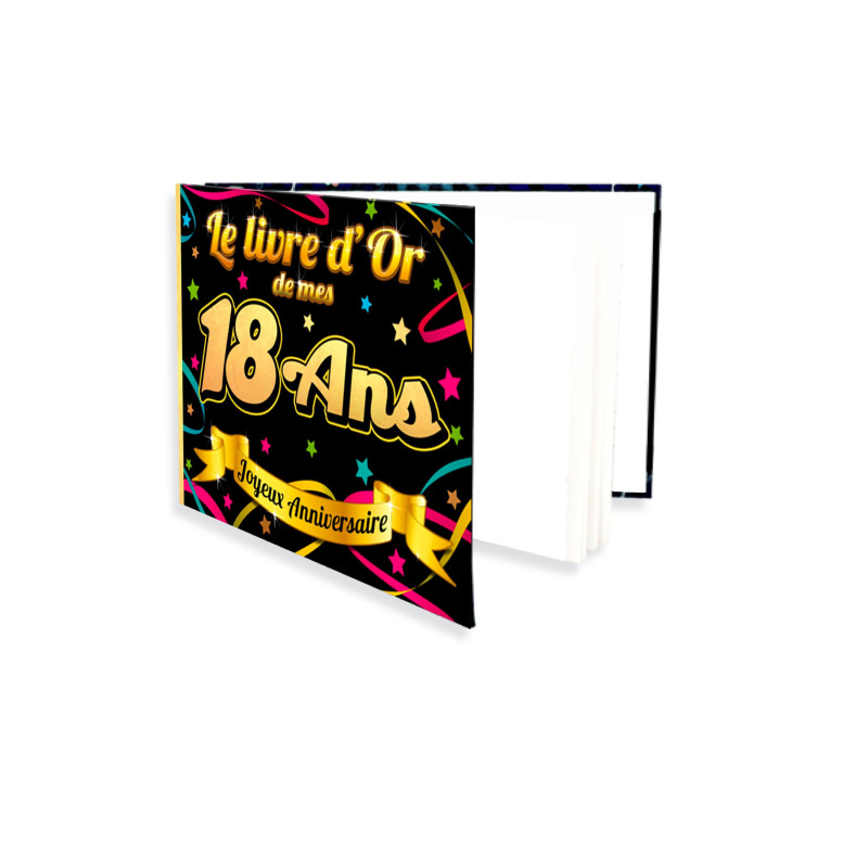 Livre d'or anniversaire 18 ans  