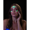 Strass adh√©sifs pour visage √©toil√©s phosphorescents  