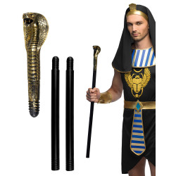Sceptre serpent √©gyptien 82 cm  